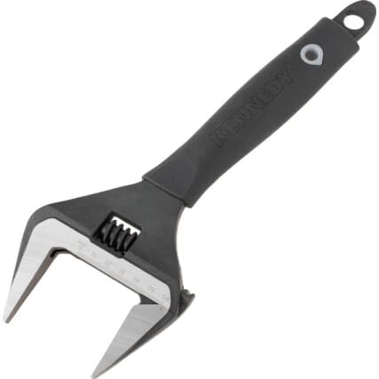 Chave ajustável de mordente largo, Aço, 12in./300mm Comprimento, 60mm Capacidade dos mordentes — Vista principal