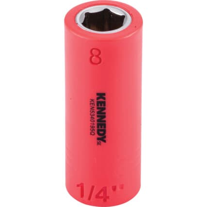 1/4" Isolado Sextavado Soquetes 8MM — Vista principal