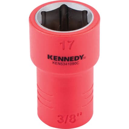 3/8" Isolado Sextavado Soquetes 17MM — Vista principal