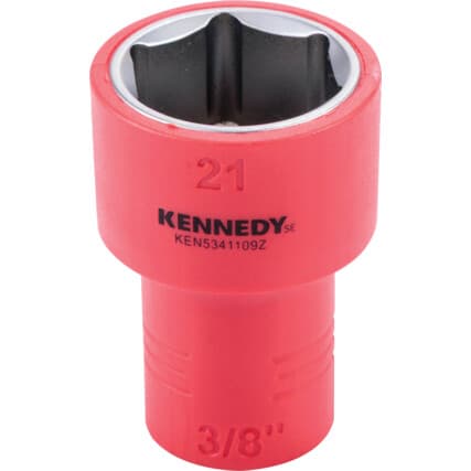 3/8" Isolado Sextavado Soquetes 21MM — Vista principal