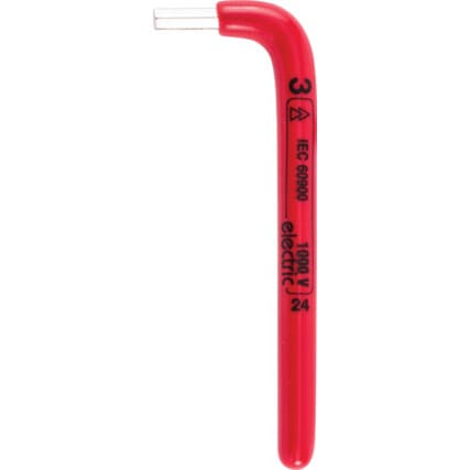 Chave sextavada, Isolado Punho em L, Sextavado, Métrico, 3mm — Vista principal
