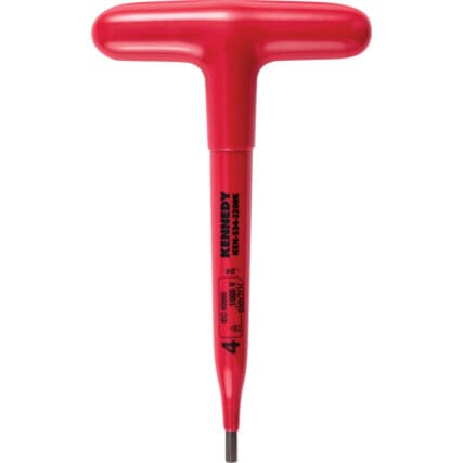 Chave sextavada, Isolado Punho em T, Sextavado, Métrico, 4mm — Vista principal