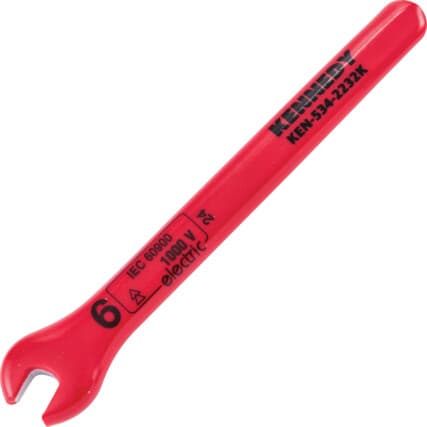 6MM Isolado Aberto Mordente Chave DIN 7446 — Vista principal