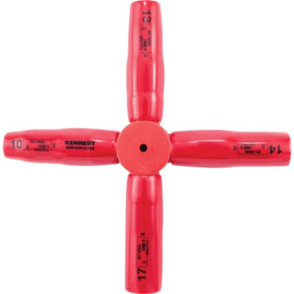 Padrão Isolado Soquete, 13mm/14mm/17mm/10mm, Métrico, Revestimento isolante — Vista principal
