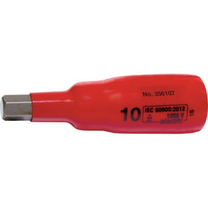 1/2in. Encaixe, Padrão Isolado Soquete, 10mm, Métrico, Revestimento isolante — Vista principal