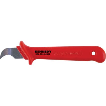 180mm Isolado Faca para cabos Lâmina curva — Vista principal