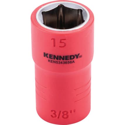 3/8" Isolado Sextavado Soquetes 15MM — Vista principal