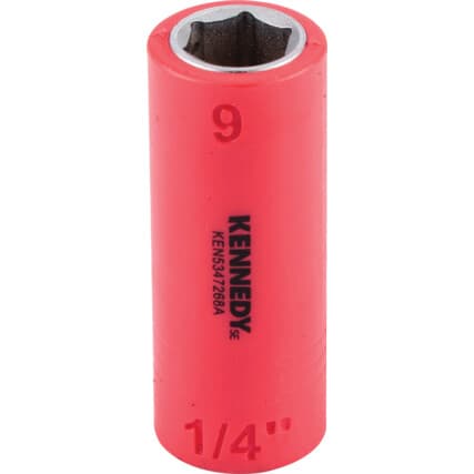 1/4" Isolado Sextavado Soquetes 9MM — Vista principal