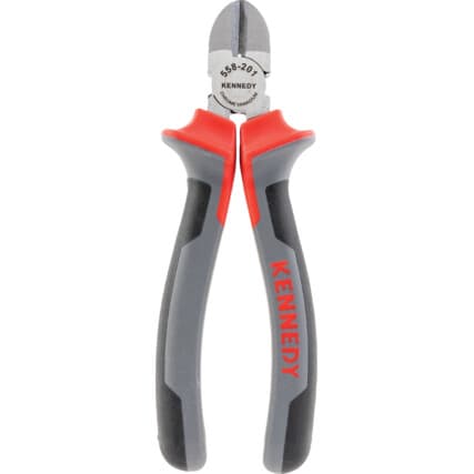 Alicate de corte lateral, Capacidade máxima de corte 4mm, Bimaterial, 165mm Comprimento total — Vista principal