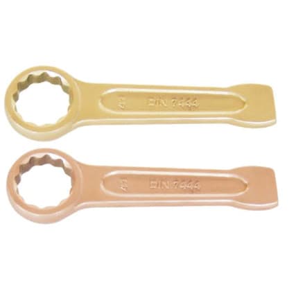 Extremidade simples, Antichispa Aberto Extremidade Chave de pancada, 130mm, Métrico — Vista principal