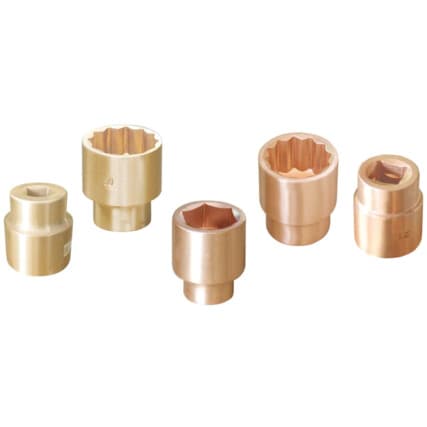 3/4in. Encaixe, Padrão Soquete antichispa, 1-3/8in. Imperial, Acabamento acetinado — Vista principal