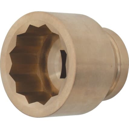3/4in. Encaixe, Padrão Soquete antichispa, 46mm, Métrico, Acabamento acetinado — Vista principal