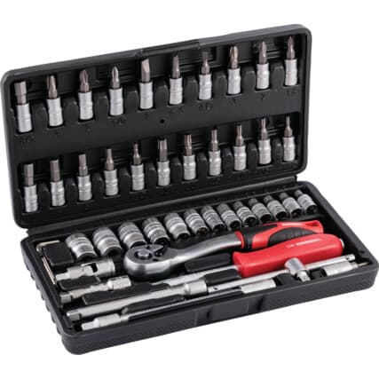 1/4" DR. Conjunto de soquetes (46-PC) — Vista principal