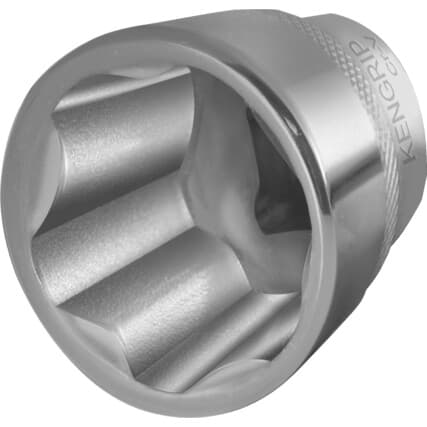 3/8in. Encaixe, Padrão KenGrip® Soquete, 17mm, Métrico, Acabamento cromado — Vista principal