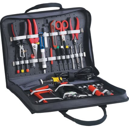 Mala de ferramentas, Cordura, (L) 450mm x (W) 330mm x (H) 80mm — Vista principal