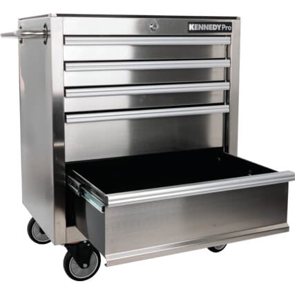 Aço inoxidável ROLLER CABINETPROFESSIONAL RANGE 5 Gavetas 27 " — Vista principal